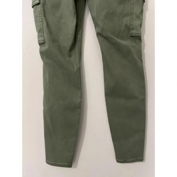 Spanx Stretch Twill Ankle Cargo Pant Women’s Size Small Soft Sage Skinny - Picture 8 of 13